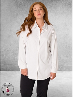 BASE LEVEL Blouse Lara Wit